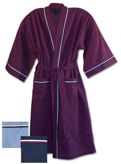 State-O-Maine Men's Broadcloth Robes 48
