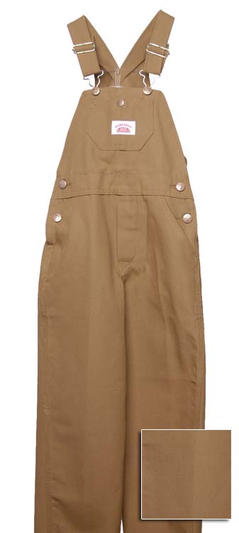 Roundhouse Youth Brown Duck Overalls