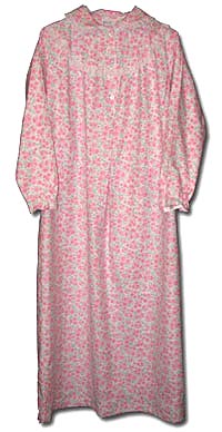Women's All Cotton Floor Length Granny Gown