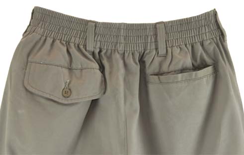 Men's Full Elastic Waist Pants/Slacks
